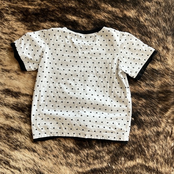 Kapital K black and gray Stars and Stripes 100% cotton tee - Picture 4 of 5